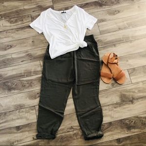 Ardene's Green Loose Jogger Pant